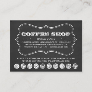 EINE CUP KAFFEE-Cappingkarten Treuekarte