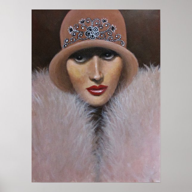 Eine Dame aus den 20er Jahren, Poster (Vorne)