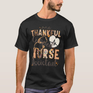 Eine dankbare CNA-Krankenschwester Herbst-Krankens T-Shirt