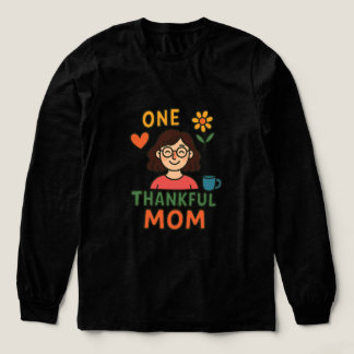 Eine dankbare Mutter – Süße Cartoon-Mutter mit Bri Tri-Blend Shirt