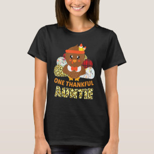 Eine dankbare Tante Truthahn Gesegnete Tante Thank T-Shirt