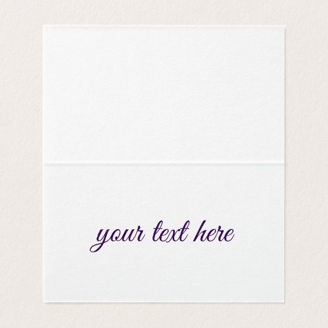 Eine Dankeschön-Blumenkarte (Innenseite Aufgefaltet)