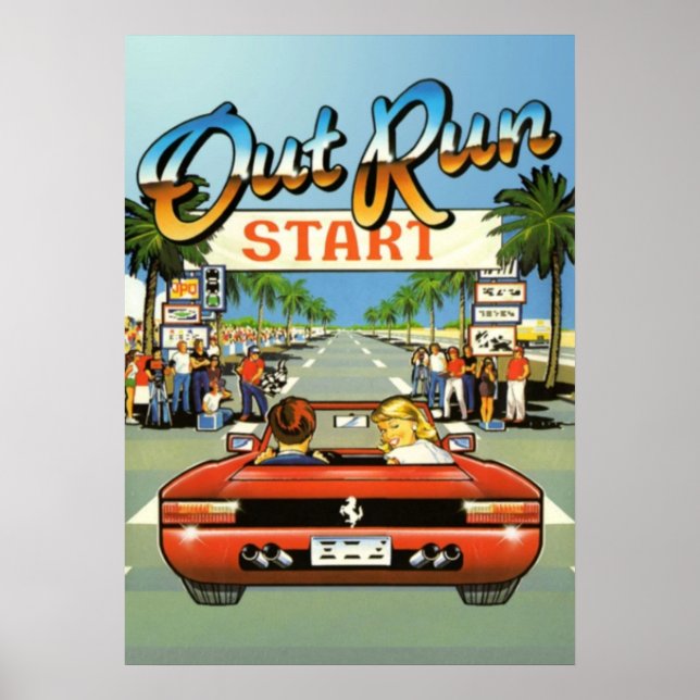 Eine Darstellung von Outrun Poster (Vorne)