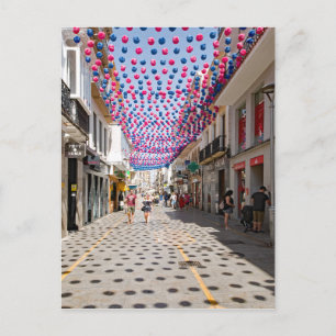 Eine der touristischen Straßen von Rondo. Postkarte