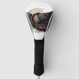 Eine detaillierte Samurai-Abbildung Golf Headcover