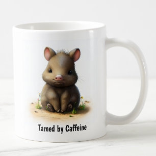 Eine digitale Malerei einer Niedlichen Javelina Kaffeetasse