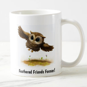 Eine digitale Malerei einer Niedlichen Langhaarkas Kaffeetasse