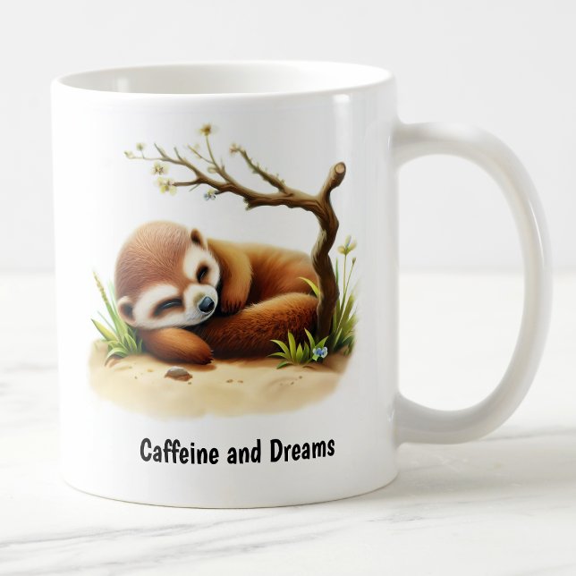 Eine digitale Malerei eines Niedlichen Meerkats Kaffeetasse (Von Creator hochgeladen)