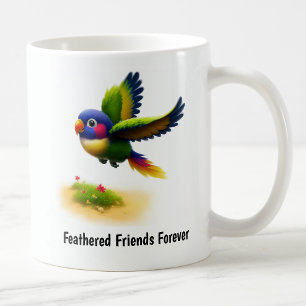 Eine digitale Malerei eines niedlichen Mitchell-Lo Kaffeetasse