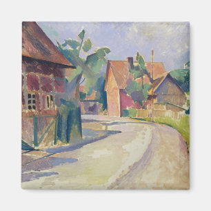 Eine Dorf-Straße Magnet