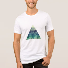 Eine dreieckige, geometrische Berglandschaft Tri-Blend Shirt