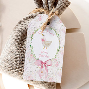 Eine dumme Gans Geburtstagsfeier Danke Geschenkanhänger