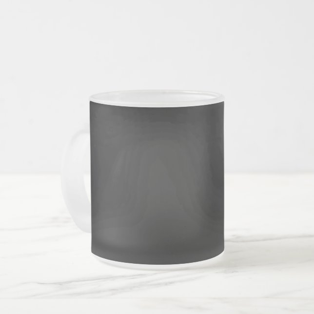 Eine dunkle, solide schwarze Textur füllt das Bild Mattglastasse (Vorderseite Links)