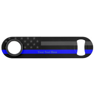 Eine dünne blaue Linie US-Flaggen-personalisierte Speed Flaschenöffner