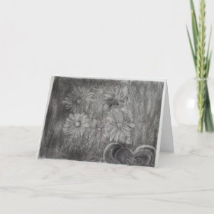 "Eine düstere Versammlung" Beileidskarte Karte