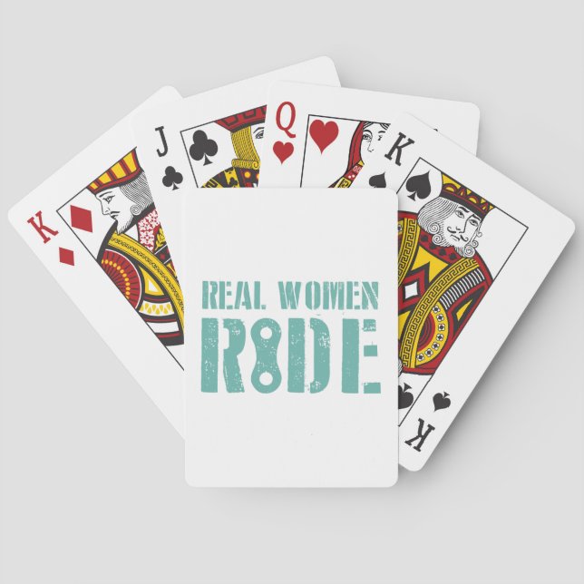 Eine echte Frauenreise Spielkarten (Rückseite)