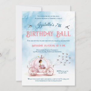 Eine echte Prinzessin zum Geburtstag Einladung