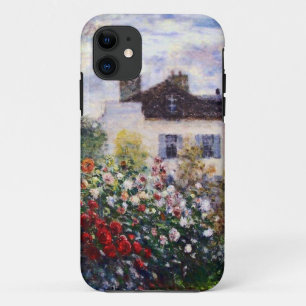 Eine Ecke des Gartens mit Dahlien durch Monet Case-Mate iPhone Hülle
