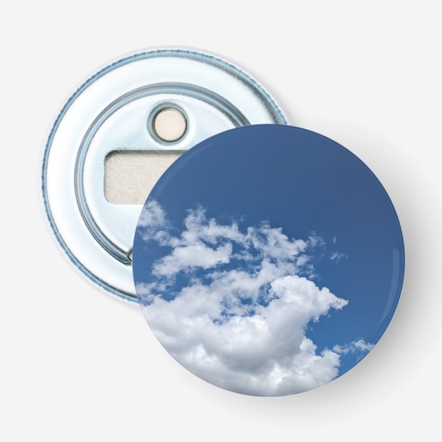 Eine Ecke weicher Wolken Flaschenöffner (Vorderseite)