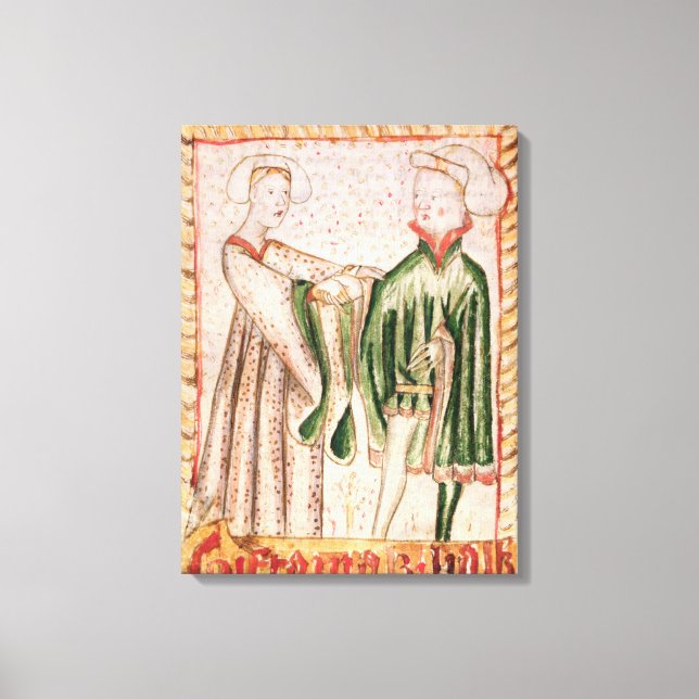 Eine Ehe Leinwanddruck (Vorderseite)