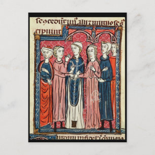 Eine Ehe, von "Decrets de Gratien" Postkarte