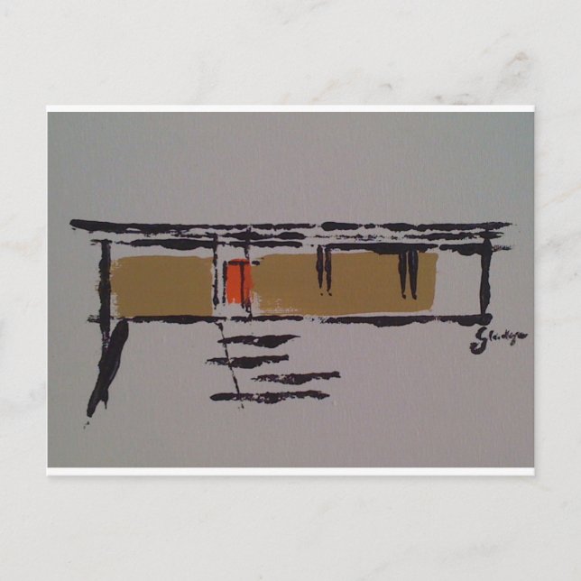 Eine Eichler-Zuhause auf T #3 Postkarte (Vorderseite)