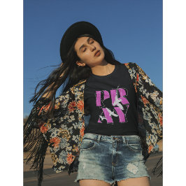 Eine einfache Erinnerung PRAY Christlicher Glaube T-Shirt