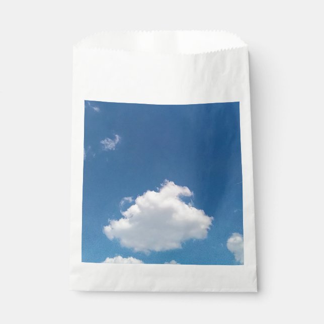 Eine einfache Wolke Geschenktütchen (Vorderseite)