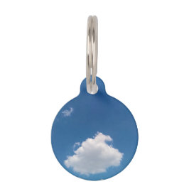 Eine einfache Wolke Haustiermarke