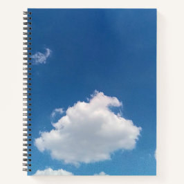 Eine einfache Wolke Notizbuch