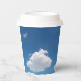 Eine einfache Wolke Pappbecher