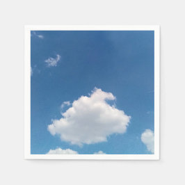 Eine einfache Wolke Serviette