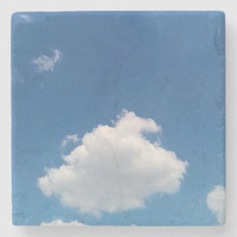 Eine einfache Wolke Steinuntersetzer