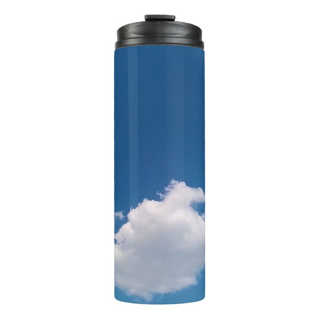 Eine einfache Wolke Thermosbecher (Vorderseite)