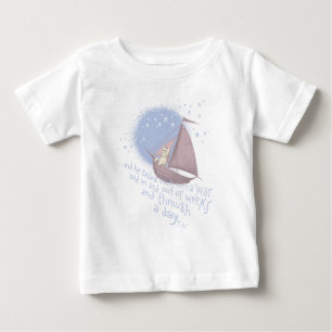 Eine einjährige Reise mit Max Baby T-shirt