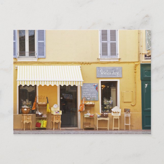 Eine Einkaufsstraße in der Altstadt Postkarte (Vorderseite)