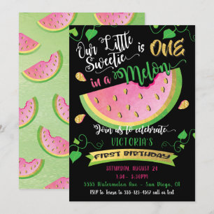 Eine Einladung zur ersten Geburtstagsparty in Melo