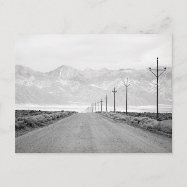 Eine einsame Straße und Power | San Juan Mountains Postkarte (Vorderseite)