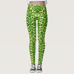 Eine einzigartige grüne Farbe "Ratti_Creative_Arts Leggings