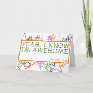 Eine einzigartige Grußkarte für Abschluss oder Geb Karte