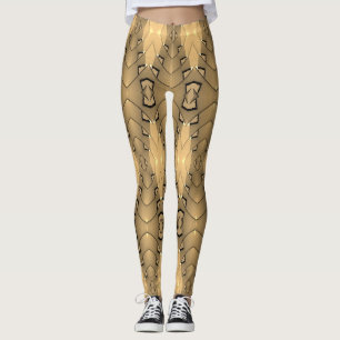 Eine einzigartige Holzfarbe "Ratti_Creative_Arts" Leggings