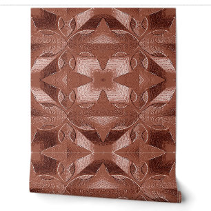 Eine einzigartige rote Prägung Art Design Wallpap Tapete