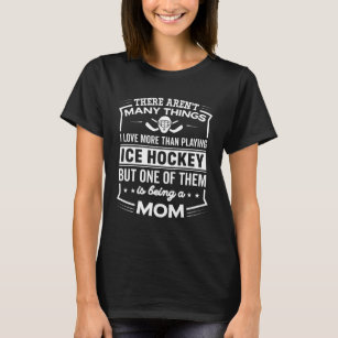 Eine Eis-Hockey-Mama sein - lustige T-Shirt