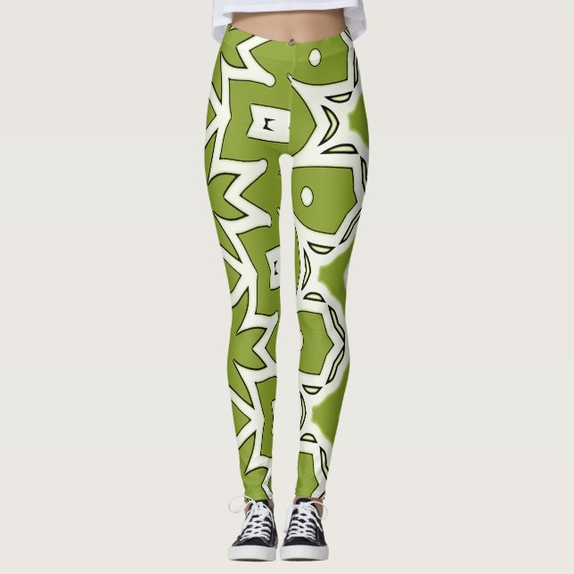 Eine elegante abstrakte "Ratti_Creative_Arts"-Legg Leggings (Vorderseite)