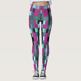 Eine elegante bunt-farbige "Ratti_Creative_Arts"-L Leggings