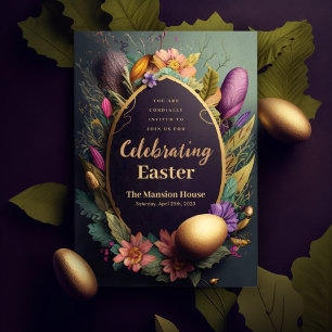 Eine elegante Einladung zur Osterfeier