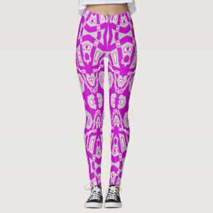 Eine elegante lila "Ratti_Creative_Arts"-Leggings Leggings