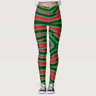 Eine elegante mehrfarbige "Ratti_Creative_Arts" Le Leggings