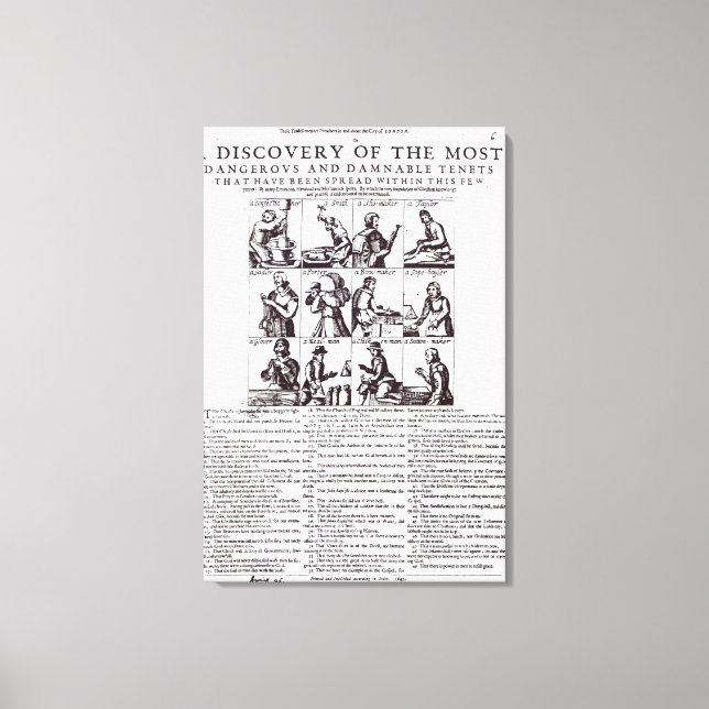 Eine Entdeckung der gefährlichsten Leinwanddruck (Vorderseite)