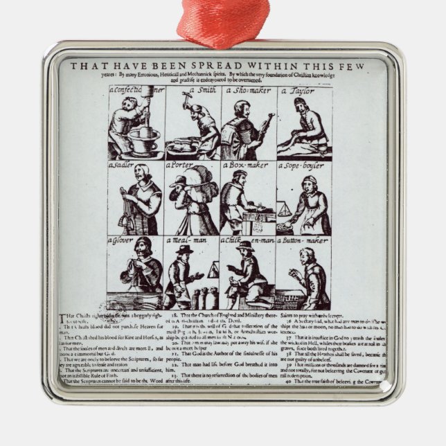 Eine Entdeckung vom gefährlichsten Silbernes Ornament (Vorne)